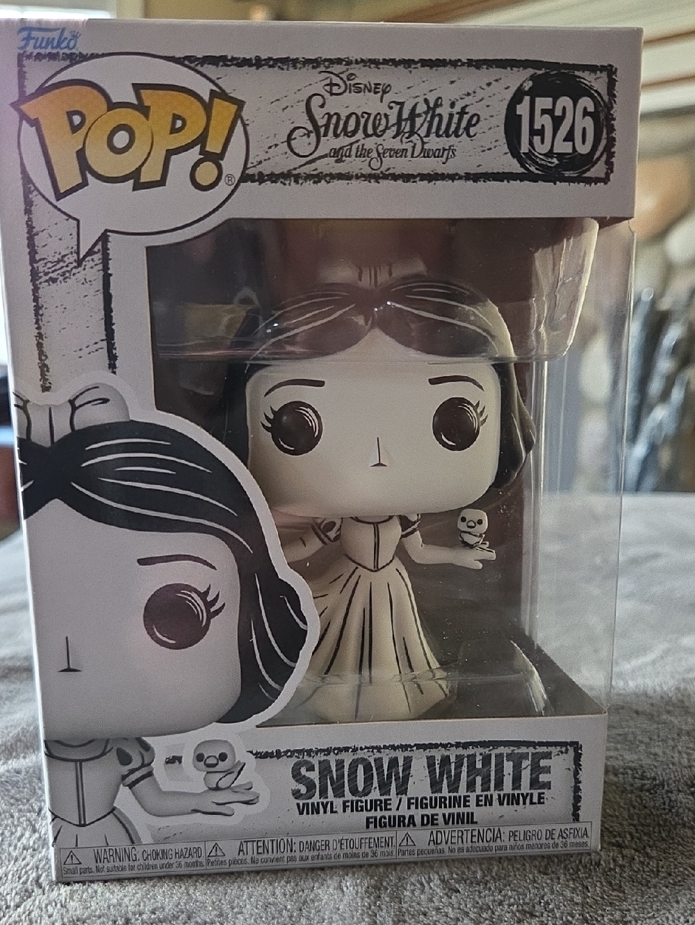 Funko Snow White Monochrome Black and White Vinyl Figure